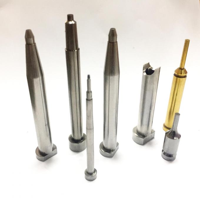 DIN 9861 Precision Die Punch Pins TiN Coating Square And Ellipse Stamping