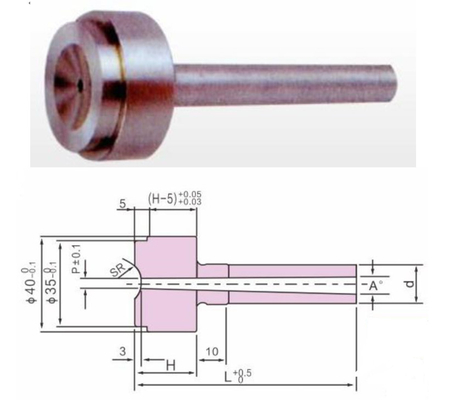 Ingate Flange Sleeve Bushing SKD11 DIN , B Type Sprue Bushing