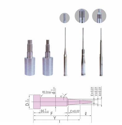 SUJ2 Plastic Injection Mold Parts Polishing Round Mold Core Pins For Die Casting Mold