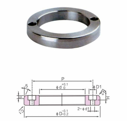 SKD61 DIN Plastic Injection Mold Parts , MISUMI Locating Rings A Type B Type