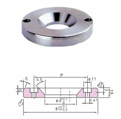 SKD61 DIN Plastic Injection Mold Parts , MISUMI Locating Rings A Type B Type