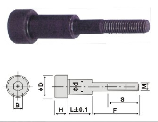 JIS ASTM Hexagon Socket Head Bolt Stopper Steel Clutch Puller Bolt