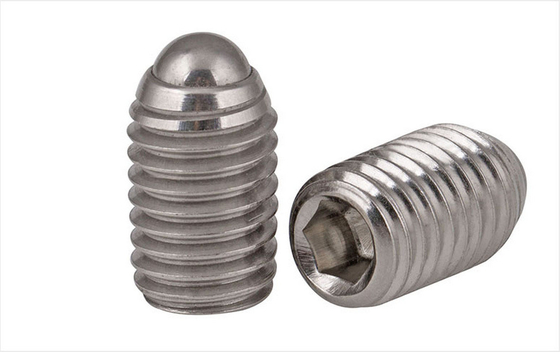 JIS Stainless Steel Ball Plunger Spring Plunger Z372 1.4305 Round Alloy Steel