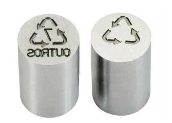 S136 HRC48-56 Precision Mold Parts , Year And Month Plastic Injection Mold Date Stamp