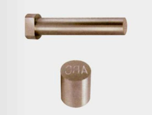 S136 Hasco Straight Core Pin , Injection Molding Ejector Pins With Engraving Date Marker Date