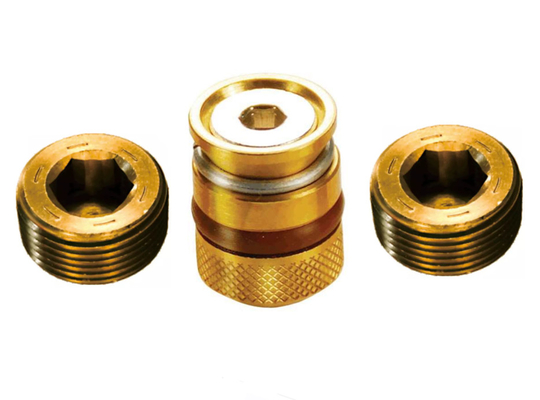 L50 L100 Precision Mold Parts Straight Brass Plug Baffles For Plastic Injection Mold