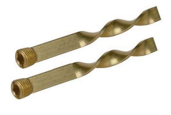 Spiral Cooling Baffles Spiral Brass Plug Baffles For Plastic Injection Mold