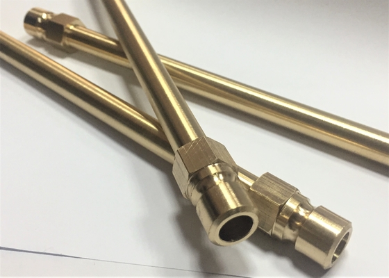 Brass Extension Nipple Fire Hose Adaptor Nipple With BSP NPT Thread DME Mold Parts