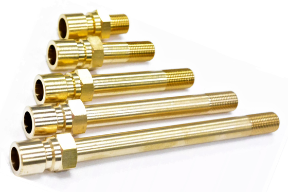 Brass Precision Mold Parts Extension Nipple Pipe Fittings