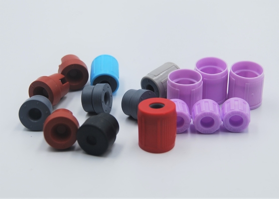 Cap And Rubber Stopper For Vacuum Blood Collection Tube Component