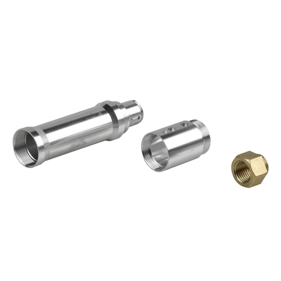 Zinc Aluminum CNC Turning Parts Fine Polished Precision Turned Components for Automation Equipment
